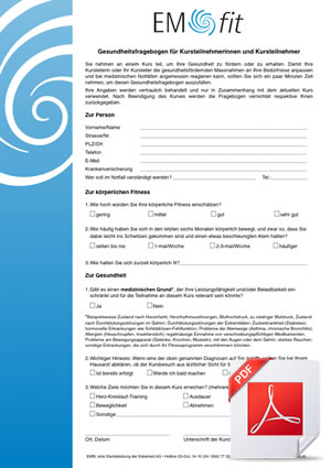 EMfit-Gesundheitsfragebogen